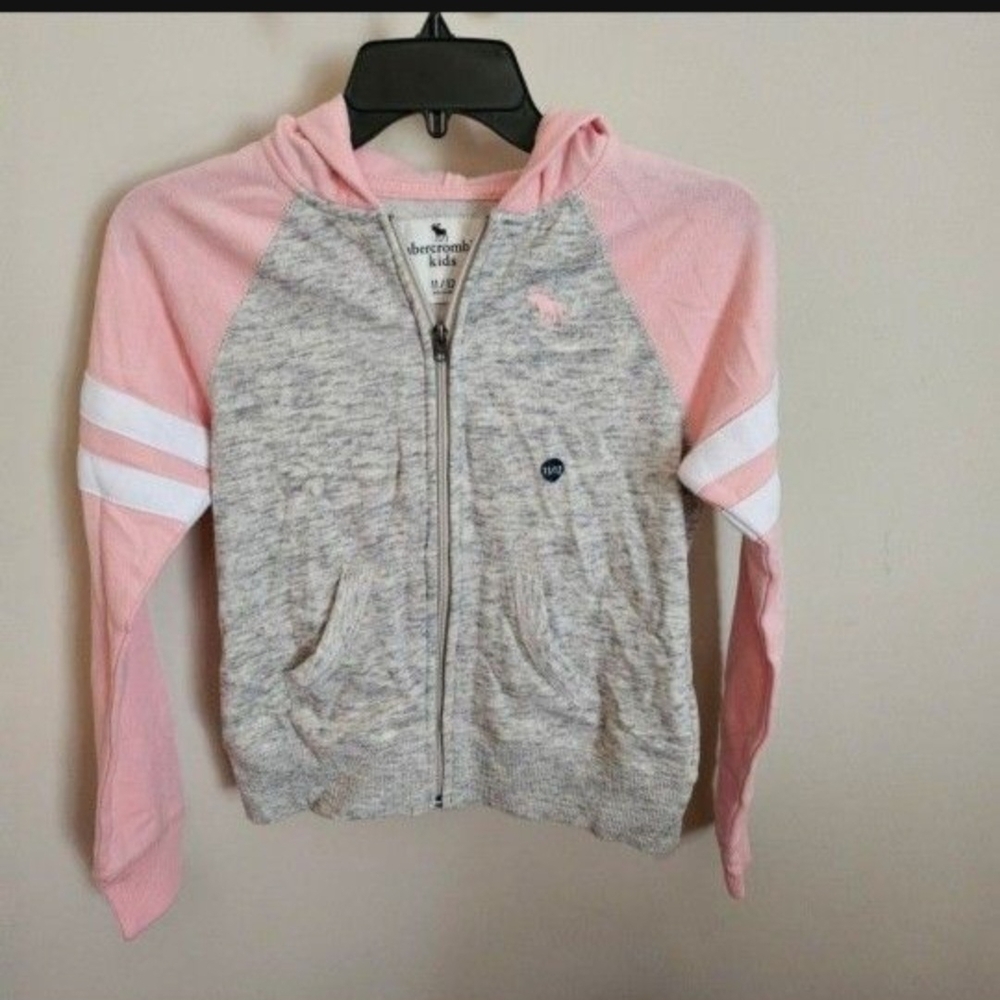 Abercrombie & Fitch Kids Hoodie in Pink and Gray